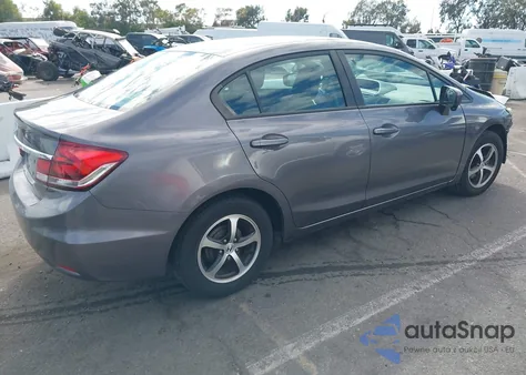 2015 Honda Civic Se из США, поврежденный, VIN 19XFB2F78FE219471